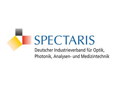 Logo von SPECTARIS, dem deutschen Industrieverband f&uuml;r Optik, Photonik, Analysen- und Medizintechnik.